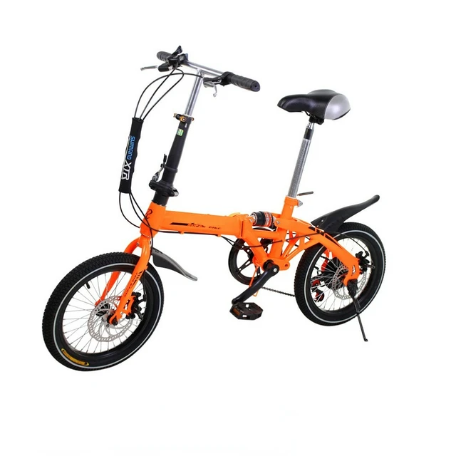 Vélo pliable, roue 16" x 2,12 Cm, transmission à 7 vitesses, vitesse réglable et variable 1