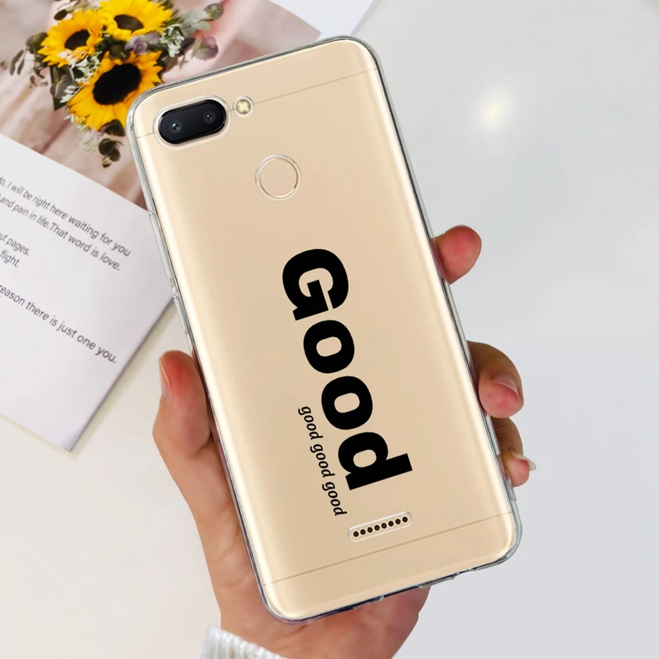 Cute Painted Clear Silicone Phone Case - Soft TPU Shell with Bumper Protection