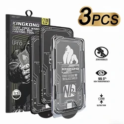 Premium Tempered Glass Screen Protector - 3 - Pack, 9H Hardness, Bubble - Free, Dust - Resistant - 3Pcs HD