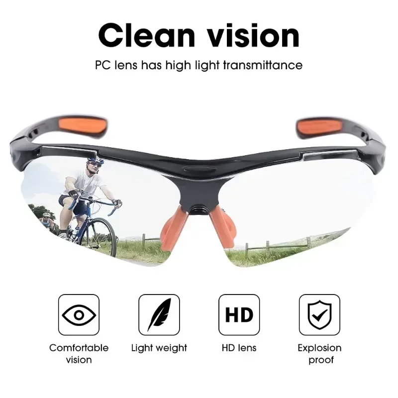 Clear PC Safety Goggles for Cycling and Working