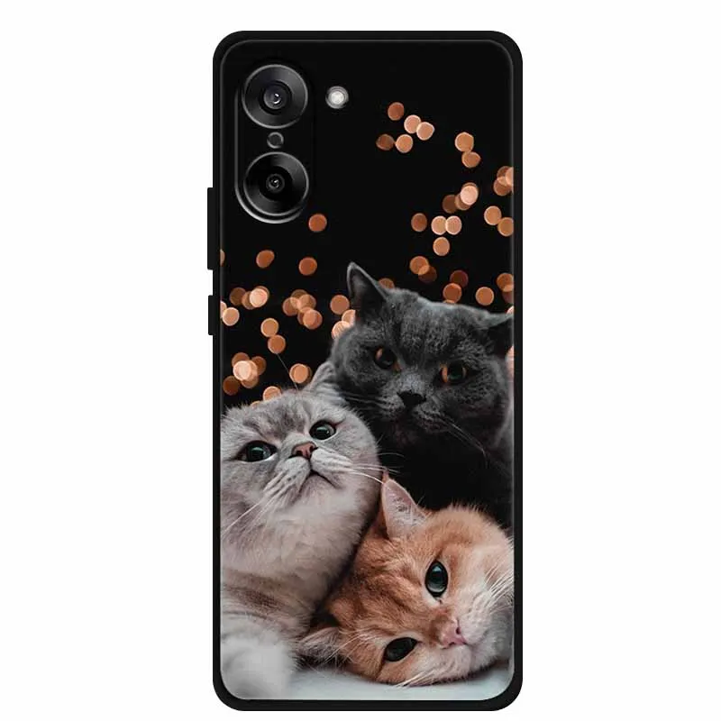 Sleek Black Soft Silicone Shockproof Phone Case