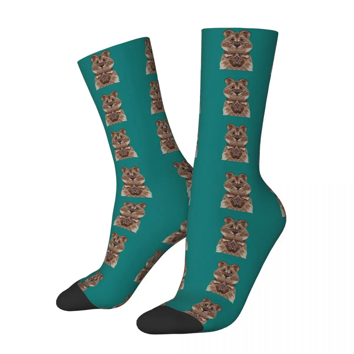 

Smile - Quokka Socks Harajuku Sweat Absorbing Stockings All Season Long Socks Accessories for Man's Woman's Gifts