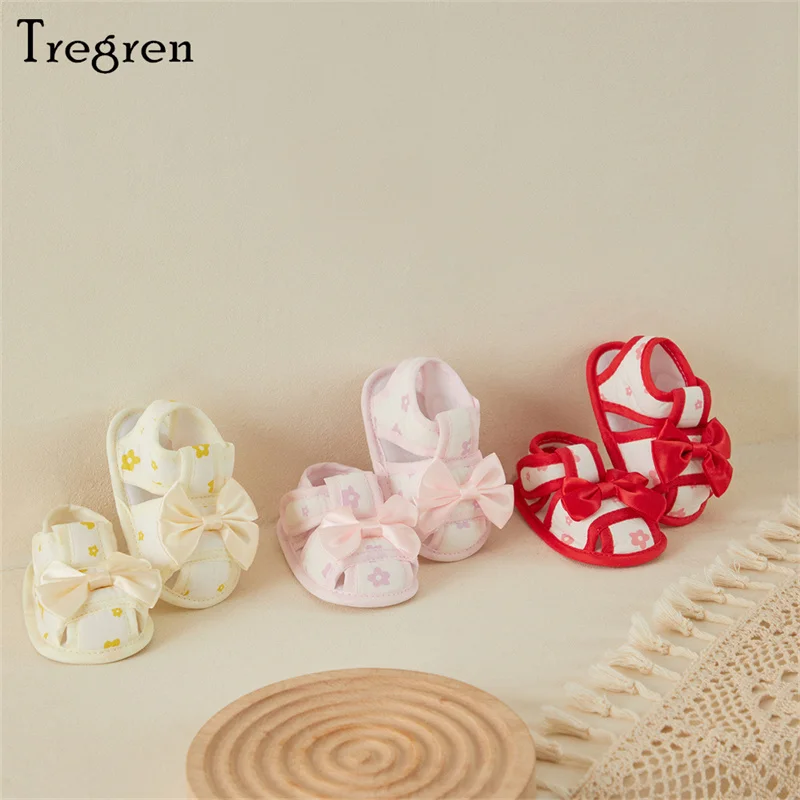 Tregren012MonthsNewbornBabyGirlSandalsFirstWalkersShoes