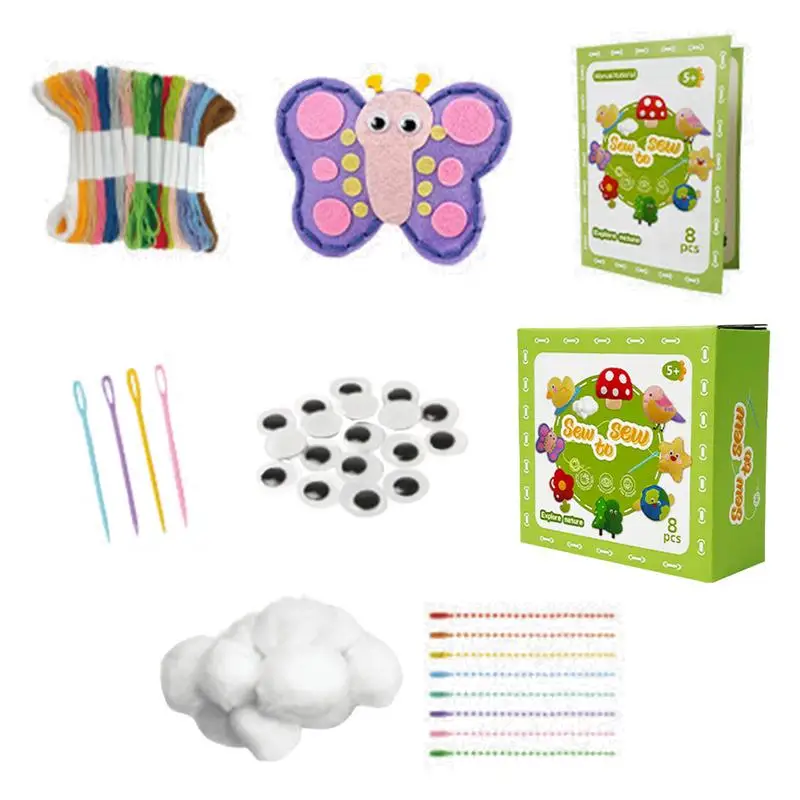 

Sewing Craft Kit Doll And Toy Crafting Kit Fun Crafts Educational Sewing Kit Handcraft Sewing Kit For Girls Beginners Children