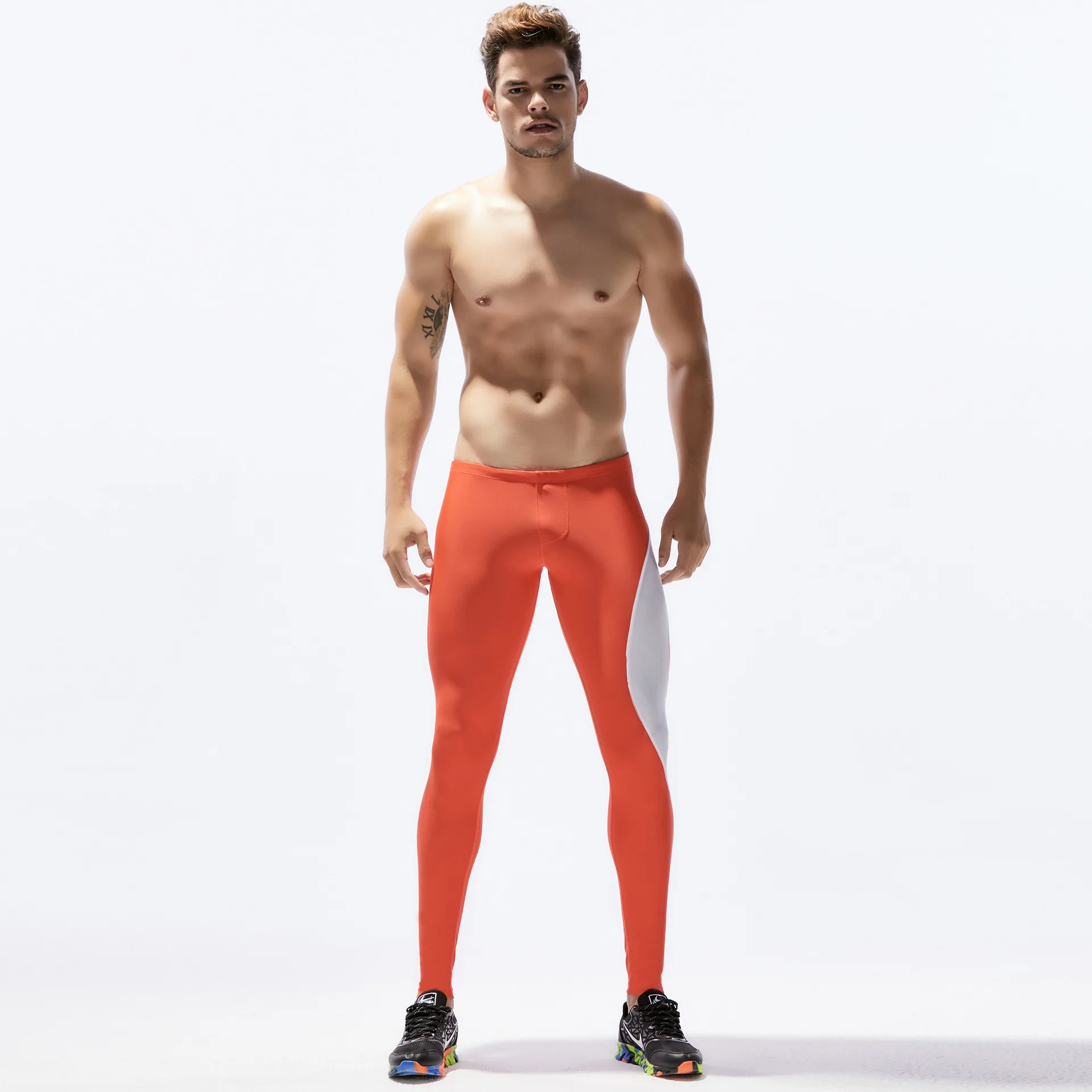 New Running Tights Men Compression Fitness Training Gym Legging Sports Jogging Long Yoga Athletic Pants