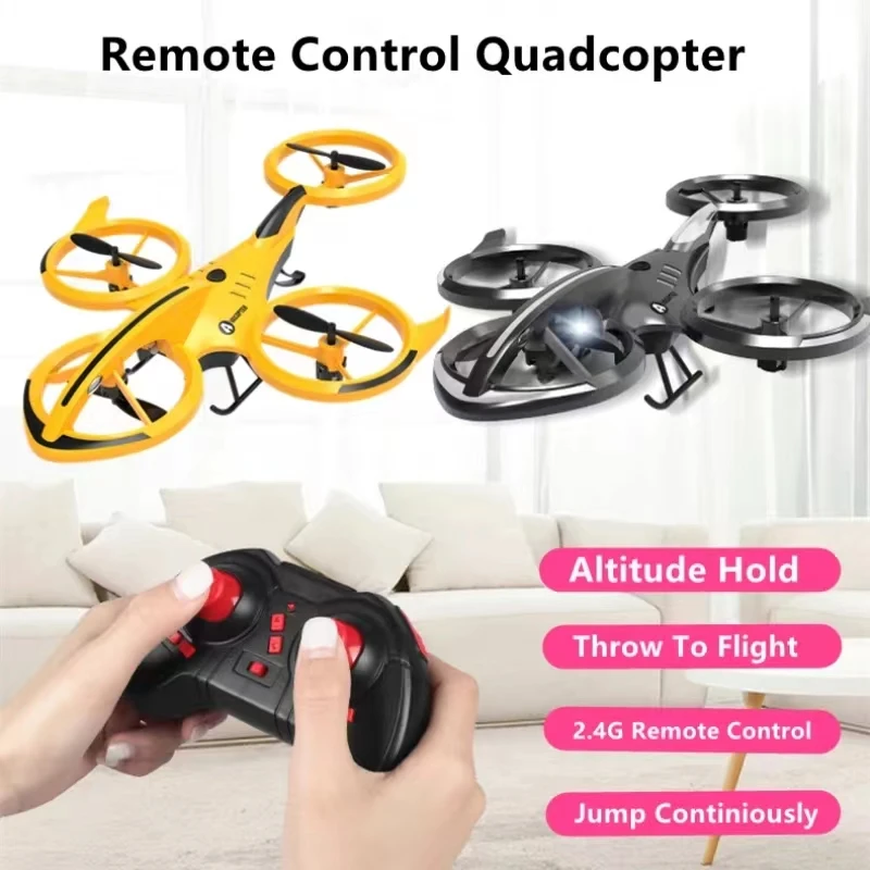 syma x5sw remote control Stunt Remote Control Drone Air Pressure Altitude Hold Mini Indoor Throw To Flight Leapfrog Quadcopter Children's RC Toy Airplane quadrone 4ch remote control