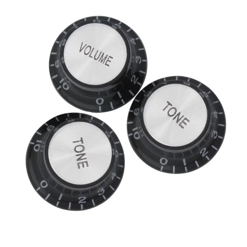 

Electric Guitar Volume Knob Potentiometer Hat Bass Sound Knob Guitar Speed Knob ABS Switch Hat Wholesale