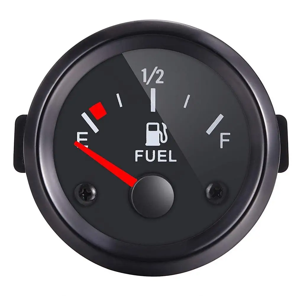 12v 52mm Universal Aluminum Car Fuel Gauge Fuel Level Gauge Meter High Sensitivity Upgrade Modification Accessories Parts