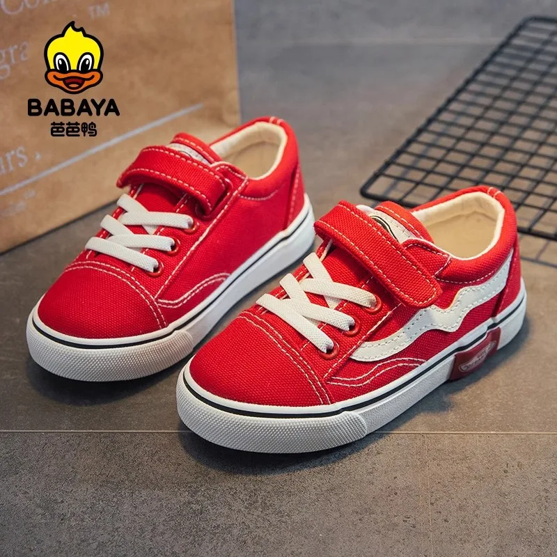 Children Canvas Sports Shoes Boys and Girls Breathable Autumn Spring Baby Shoes