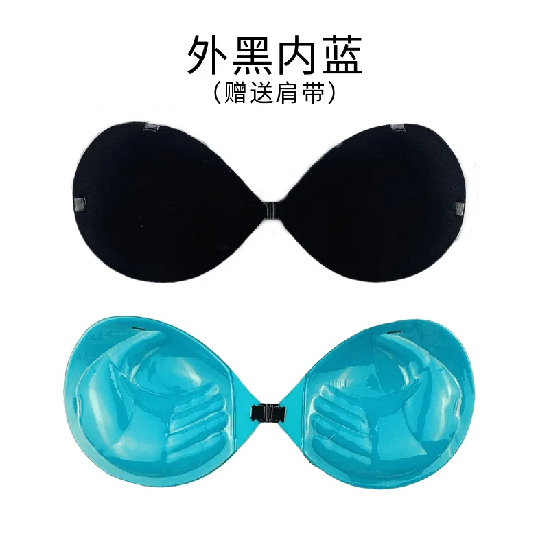 Sexy Push Up Silicone Bras Women Invisible Strap Backless Solid Bralette  Ladies Seamless Bras Self-Adhesive