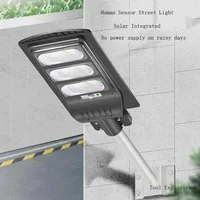 LED Street Light Integration Solar Street Light Human Sensing Outdoor Motion Sensor Outdoor Garden Security Lamp Street Light 1