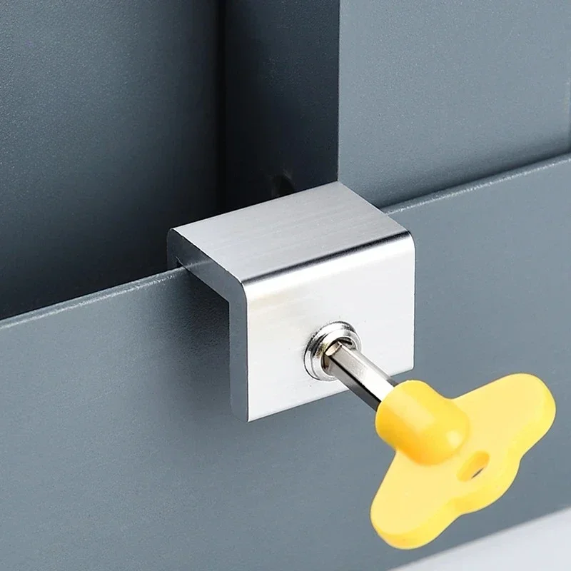 ZEXEF Adjustable Window Lock Stopper Safety Locks for Kids and Pets Anti-theft Door Lock Non Punch Sliding Window Hardware