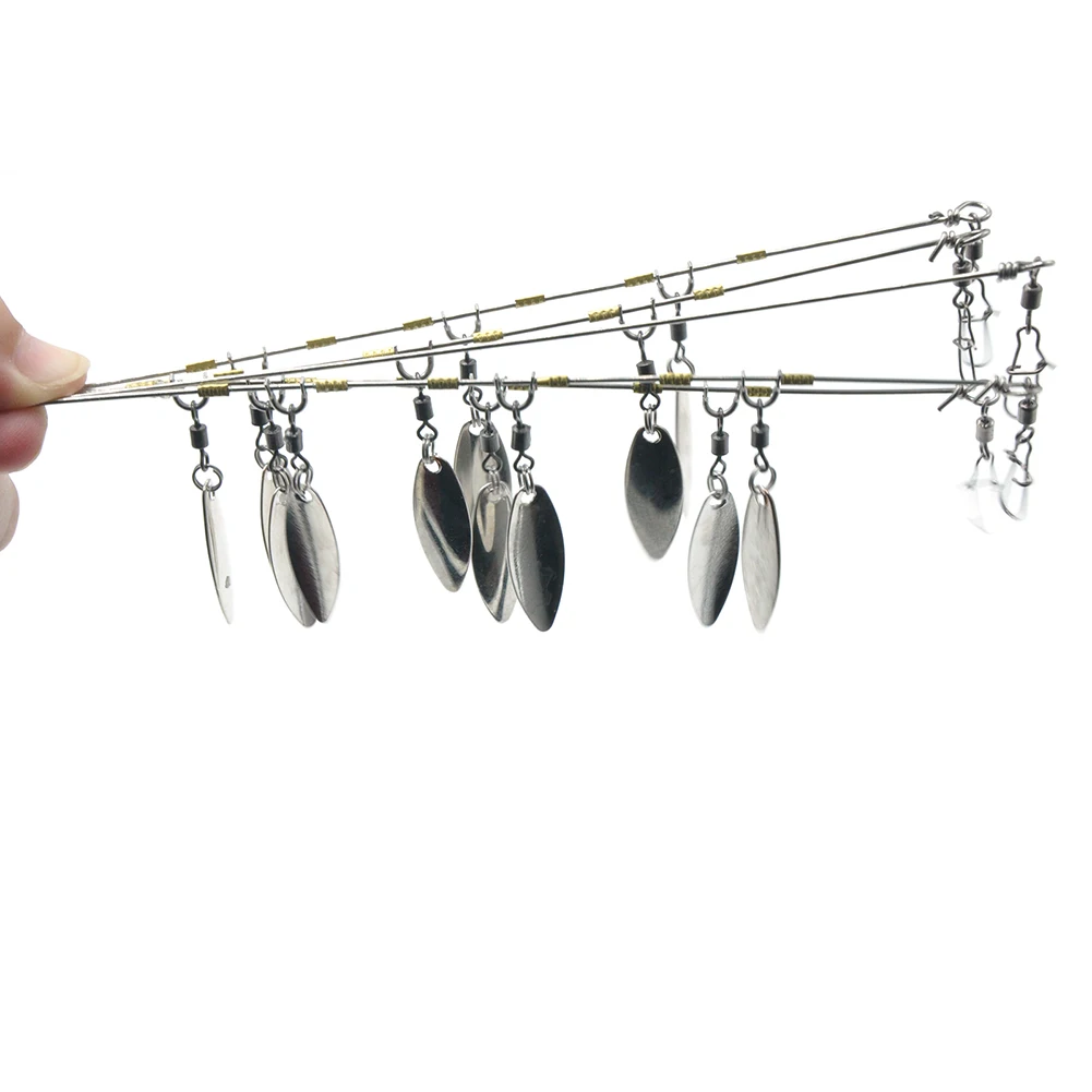 Umbrella Fishing lure Rig 5 Arms 12 Bladed Alabama Rig Head