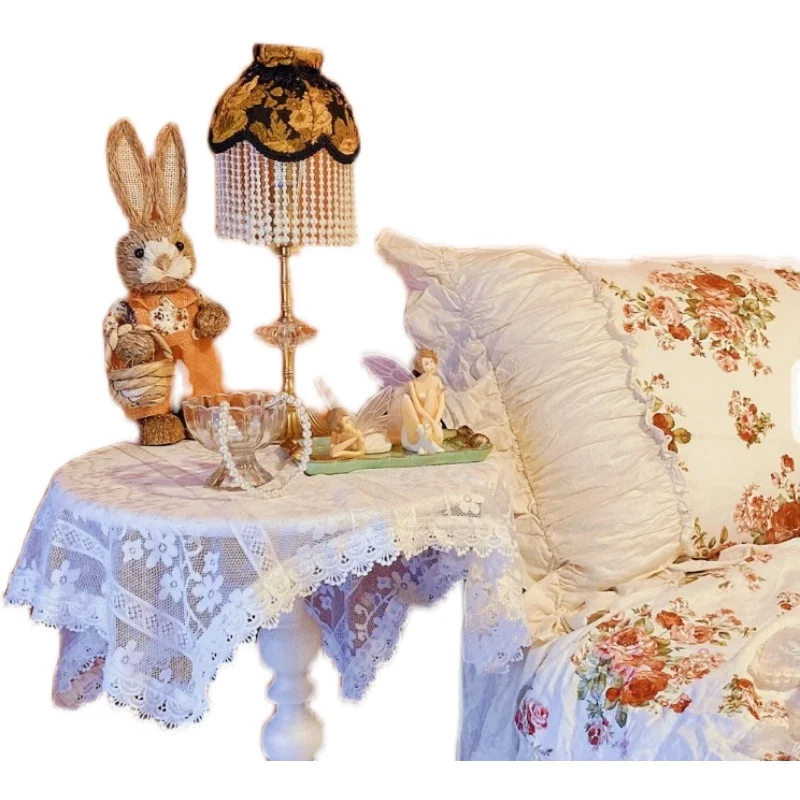 

Customized Lamp Island Diary Vintage Pearl Tassel Handmade Table Lamp