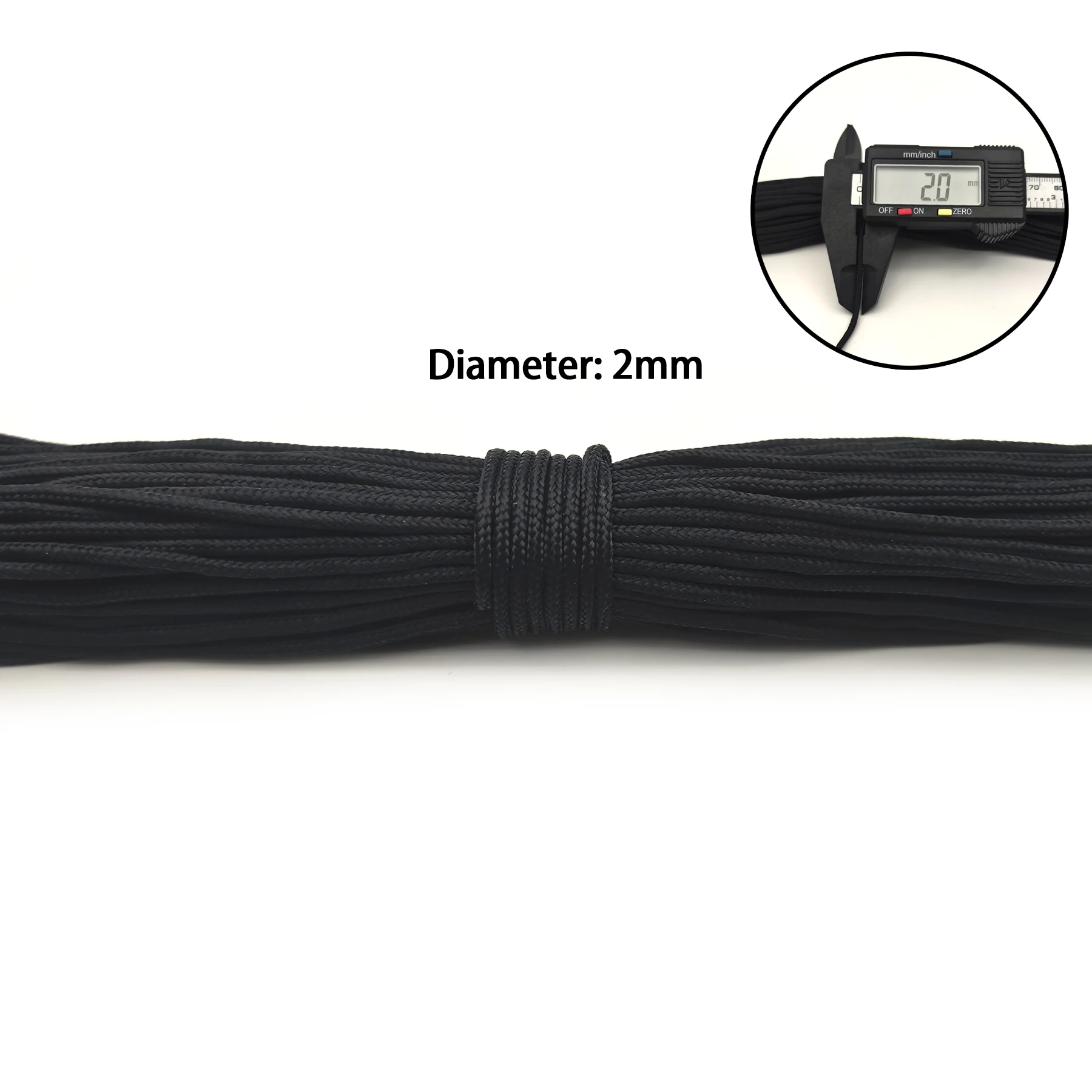 1/2/3/4/5/6mm Durchmesser Paracord, Fallschirmschnur für Outdoor-Aktivitäten wie Klettern, Camping, Wandern, DIY Armband Schmuckherstellung Schlüsselband – Detail 5