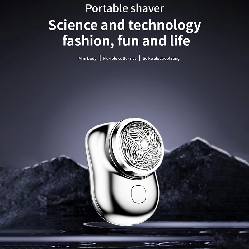 Electric Shaver Portable Wet And Dry Use Rechargeable Type-C Charging Shaving Tool Machine electric shaver,electric razor,cordless shaver