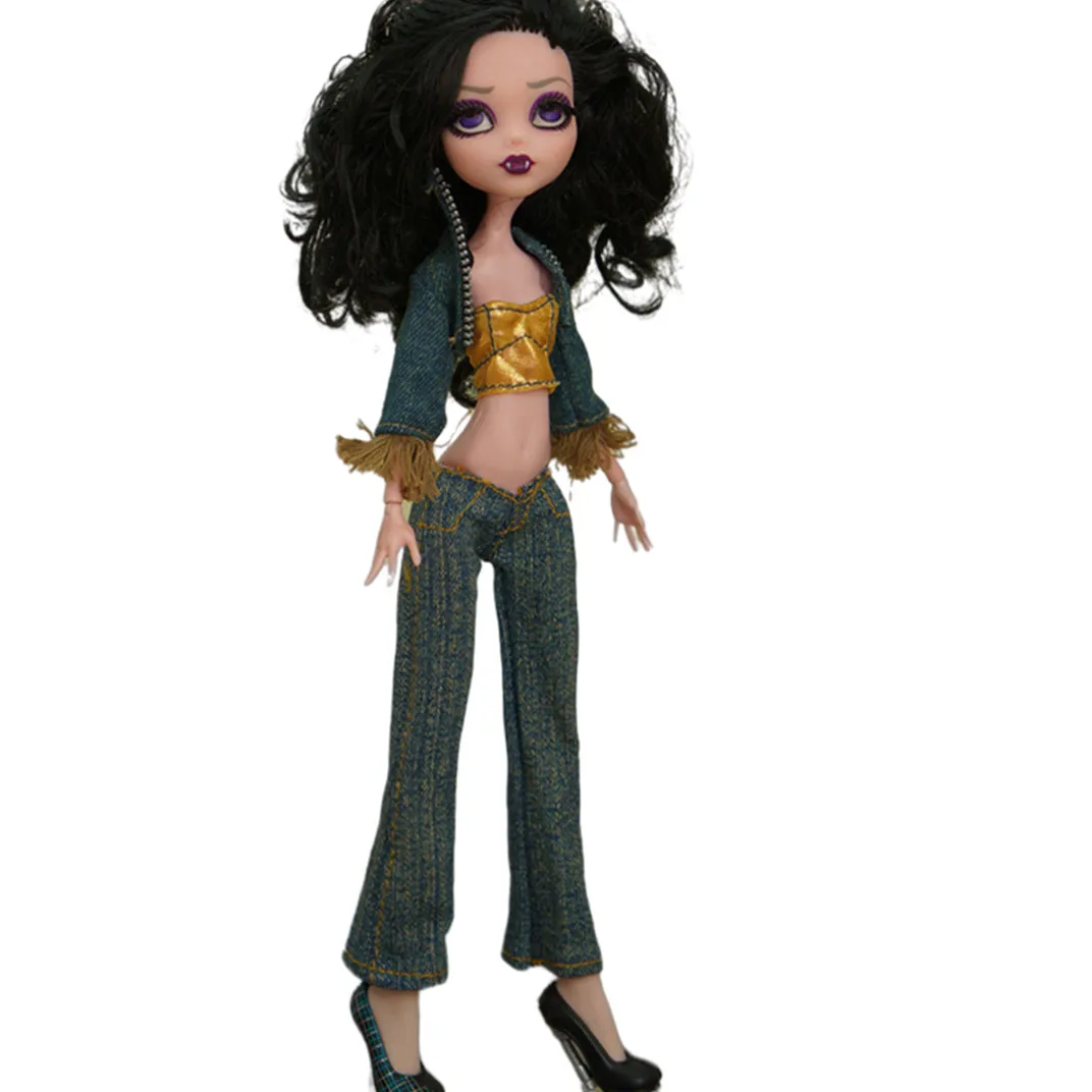 Doll Personality Clothes Monstering High Doll Handmade Quality Clothing Set Outfit Decors Slim Body 1/6 Doll Cute Clothes