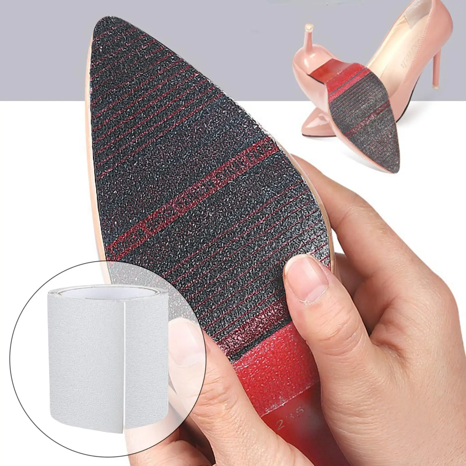 Shoe Sole Self- Sole Cover Waterproof Non Self Stick Sole Stickers for High Heels Women Leather Shoes