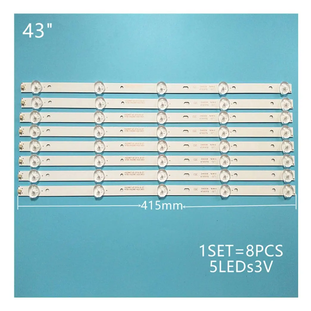 

LED strip light for K420WD A3 K420WD7 A3 43PFT6100S 43PHT4001 43PFF5459 42PUF6052 T3 43PUF6031 K430WDR A1 K420WDB 471R1087