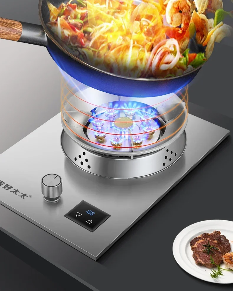 Kitchen burner Cooktops Energy saving gas stove 1 burner Home Natural liquefied gas cooktop Stainless steel cooktop stove