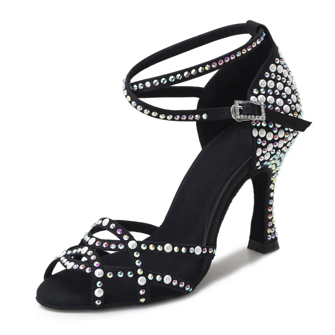 

Hot selling pearl inlaid diamond Latin dance shoesWomen's Shoes Women's Shoes Free Shipping Women's Shoes Hot Women's Heels