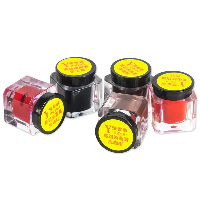 1Pcs Tattoo Practice Pigment Ink Permanent Makeup Ink Microblading Supplies For Beginners Practice Brows Lips Eyeline Tattoo