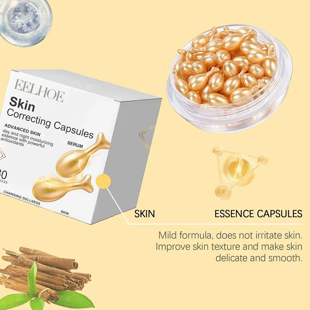 Hyaluronic Acid Vitamin E Extract Capsules Anti-wrinkle Whitening Hydrating Serum Freckle Capsule Wrinkle Removal Skin Care