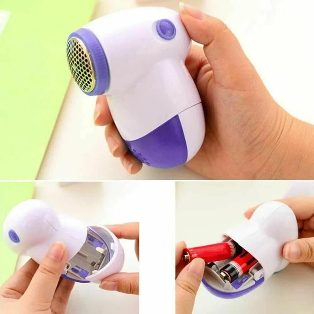 Electric Fabric Shaver Lint Remover Mini Portable Clothes Bobble Fluff Shaver Debobbler Battery Operated Trimmer Machine