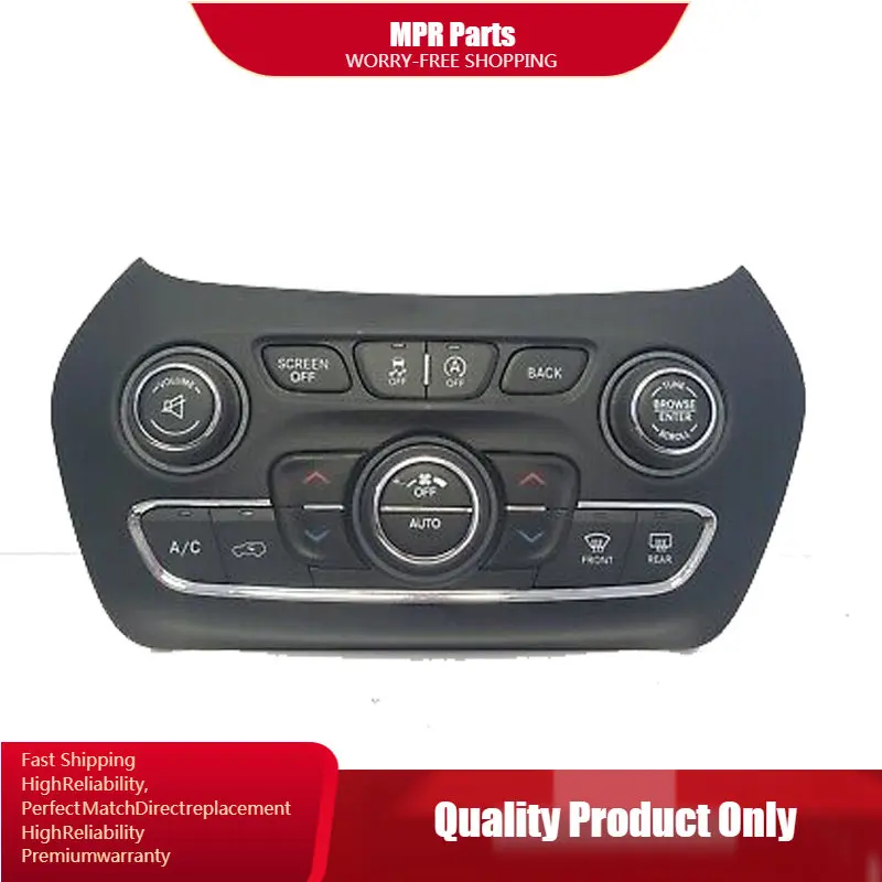 

Fit for 2015-2018 Jeep Cherokee Center Stack Radio HVAC Controls 68293520AC
