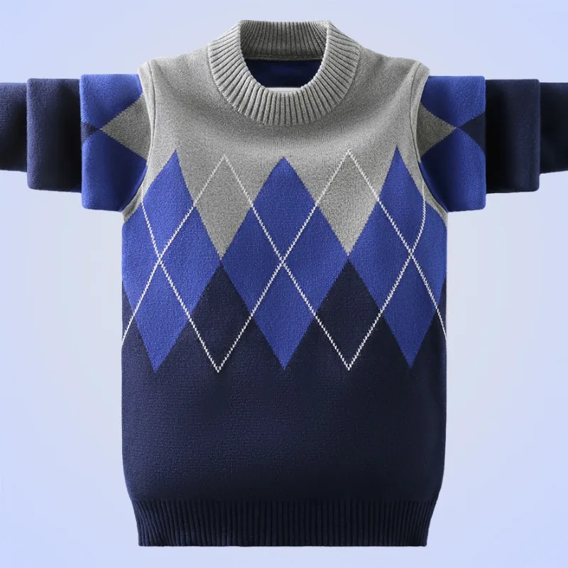 

Cotton Children's Clothing Boy's Sweaters O-Neck Pullover Knitting Sweater Kids Clothes Children's Sweater Winter Keep Warm