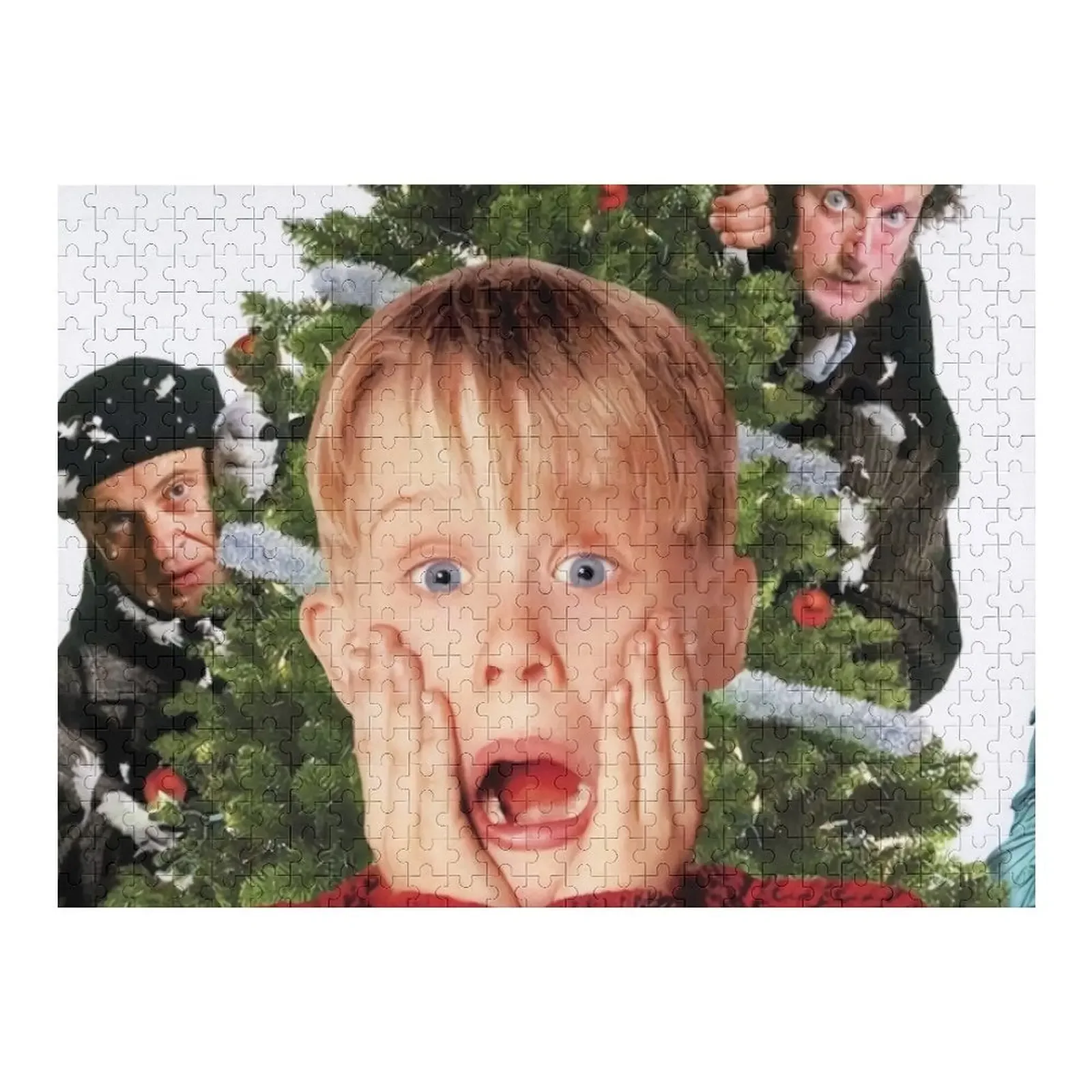 

Home Alone - Christmas Jigsaw Puzzle Wooden Compositions For Children Personalized Gift Married Puzzle