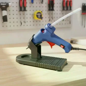 Supporto per colla a caldo con base stabile antiscivolo e design resistente al calore, organizer portatile per attrezzi per il fai da te, artigianato e riparazioni domestiche