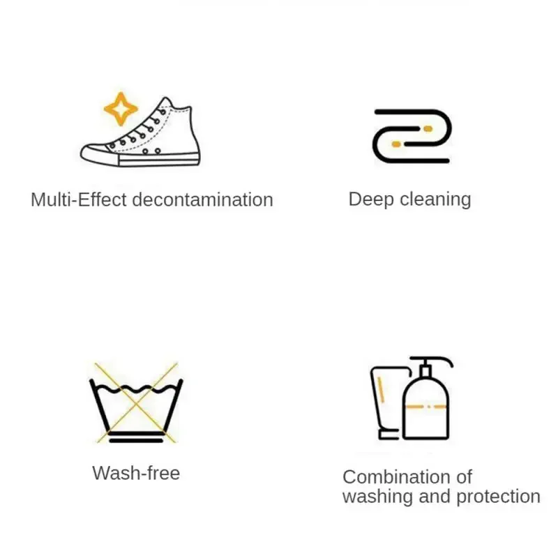 Cleaning Cream With Sponge Multipurpose Cleaning And Stain Removal Cream White Sneake Shoes Free Wash No Yellowing