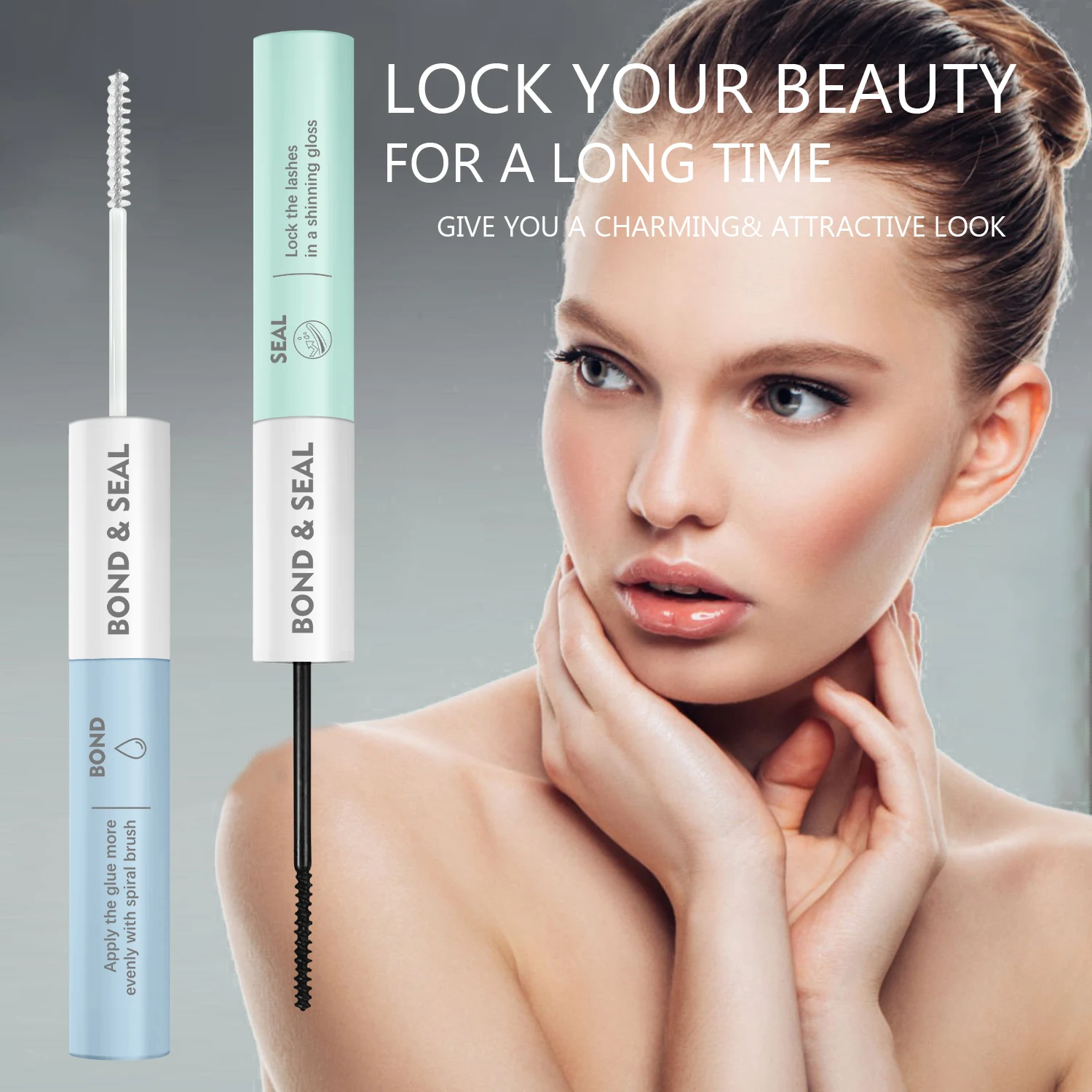 DIY False Eyelash Extension Glue Bond Clear Seal Coating Strong Gentle