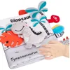 Not Be Torn Infant Baby Cloth Book Animal Tails High Contrast Quiet Cloth Book Soft Toddler Toy Soft Baby Books Early Learning 2