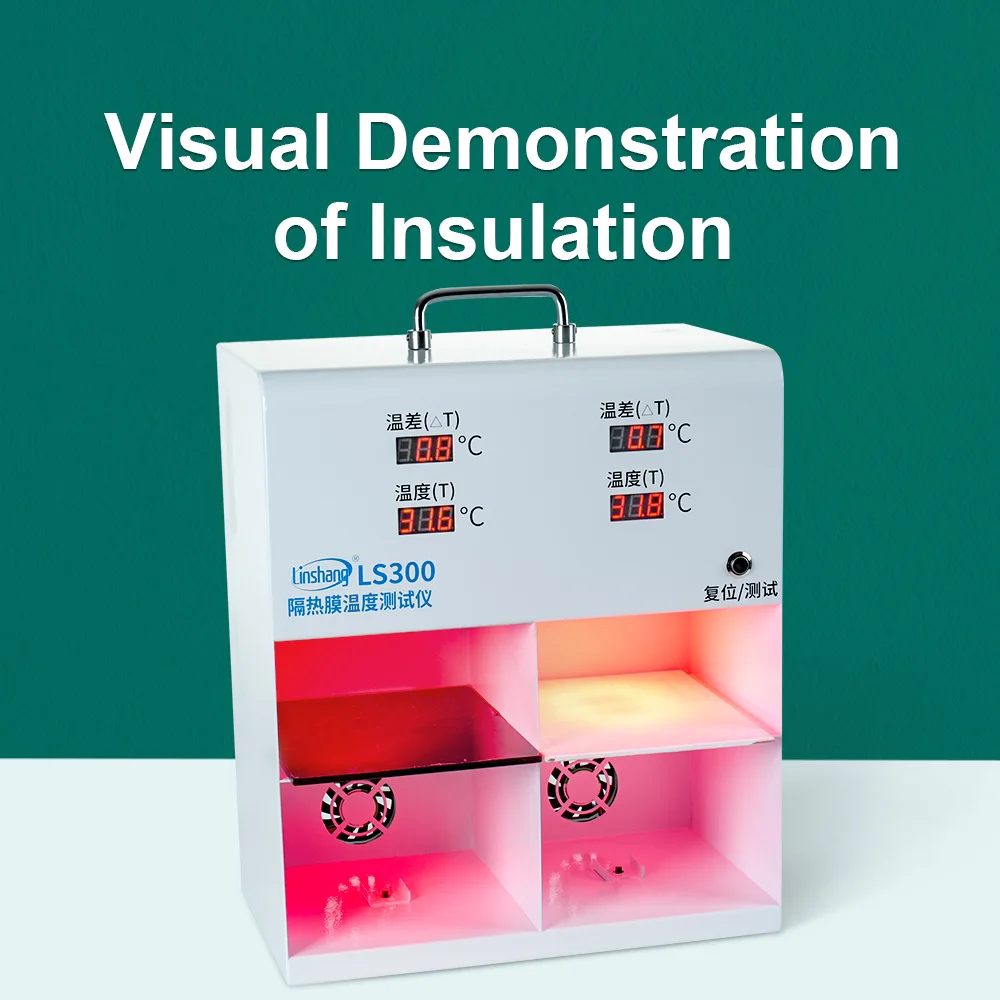 Window Film Temperature Tester Thermal Insulation Measurement Temperature Difference Meters Window Tint LS300