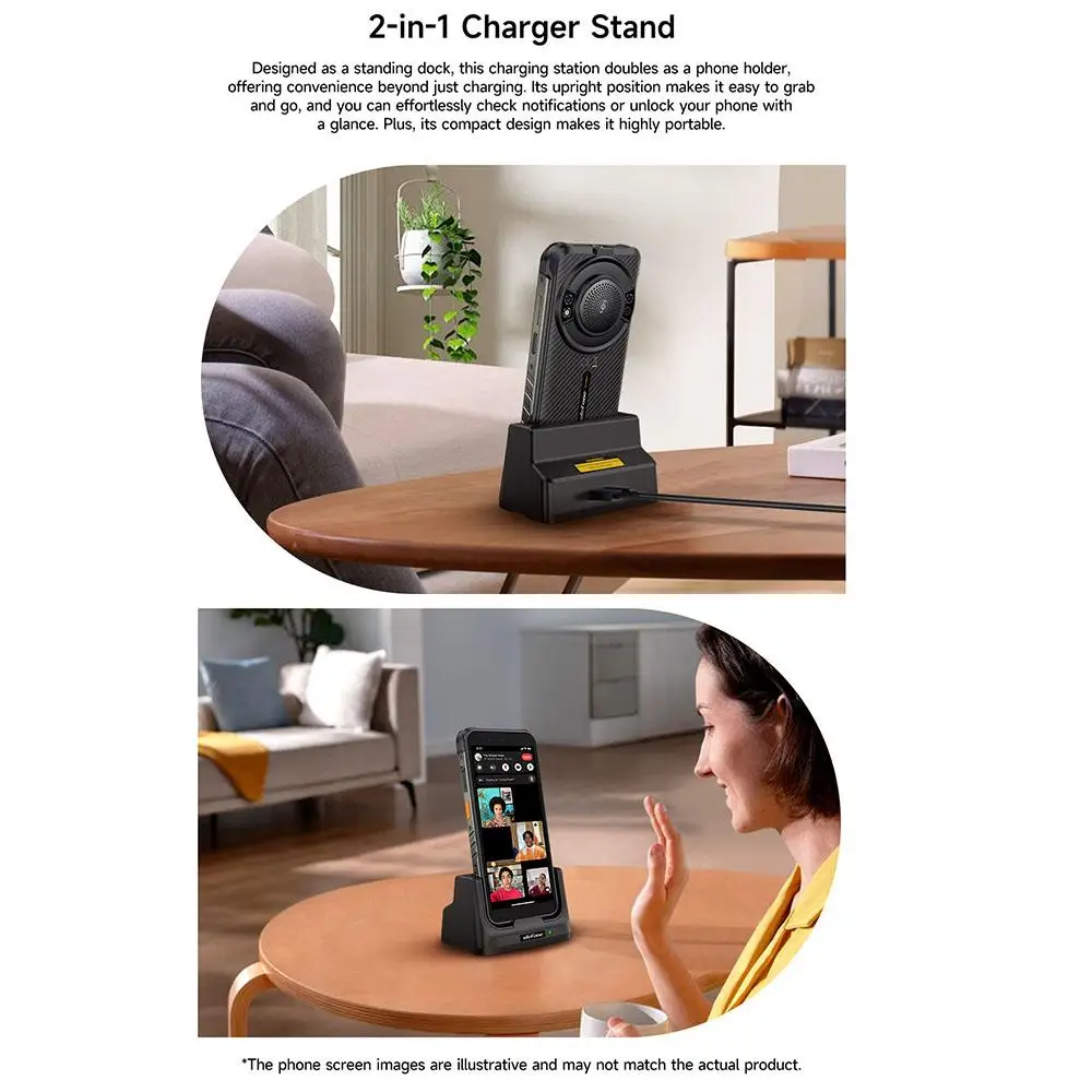 For Ulefone RugKing / RugKing 2 Pro / 3 Pro / 4 Pro Ulefone USB-C / Type-C Desk Charging Dock