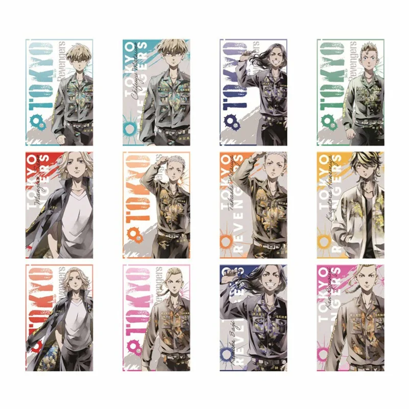 1Pcs Anime Tokyo Revengers Anime ID PVC Cards Photocard Manjiro Ken Takemichi Hinata Figure Cosplay Collection Card Fans Gift