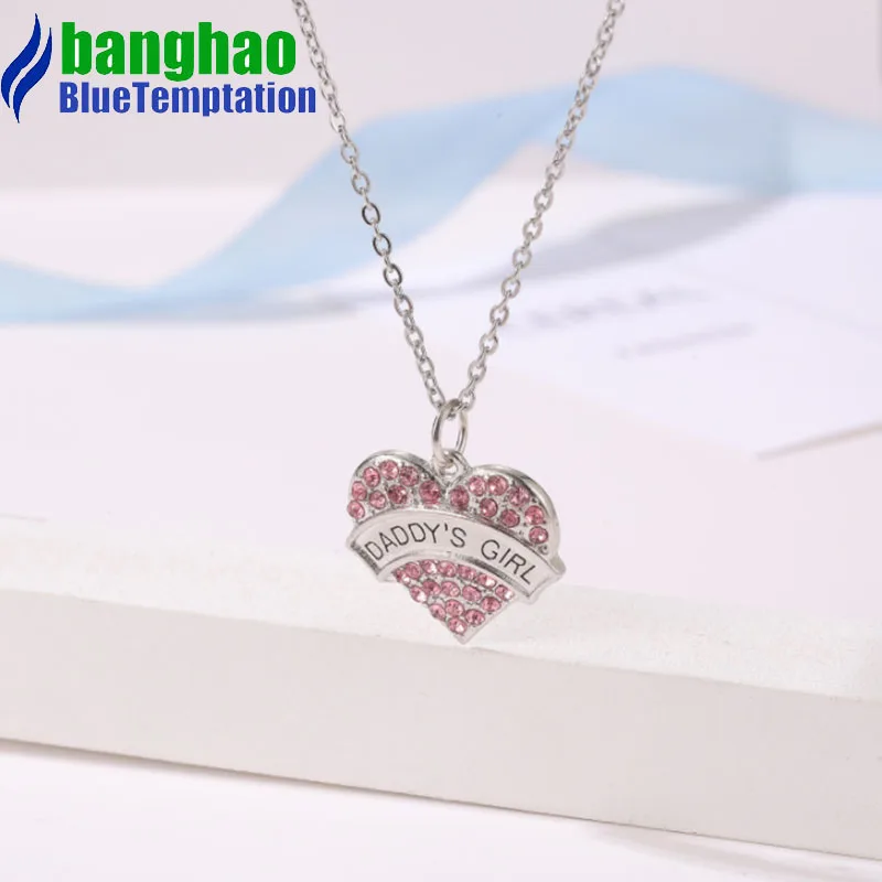 wholesale DIY Necklace pendant for Women Zircon Jewelry charms Necklace Heart Mermaid Accessories Birthday Gift NK131