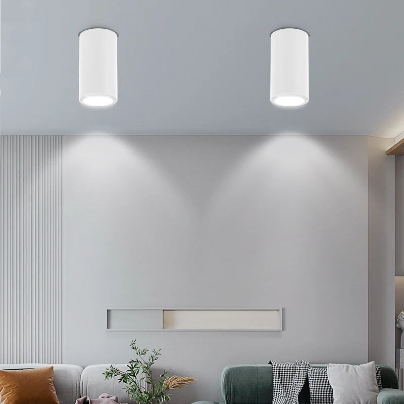 GU10 LED Downlight Replaceable Bulb 110V/220V Ceiling Lamp Interior Bedroom Living Room Shop