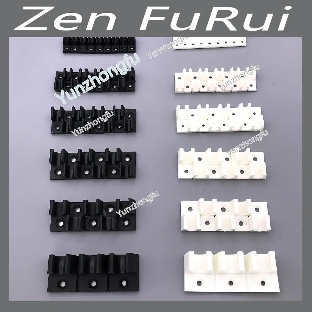 

Trachea fixation oil pipe cable hydraulic pipe line row groove multi-pipe clamp TM-04 06 08 10 12 16