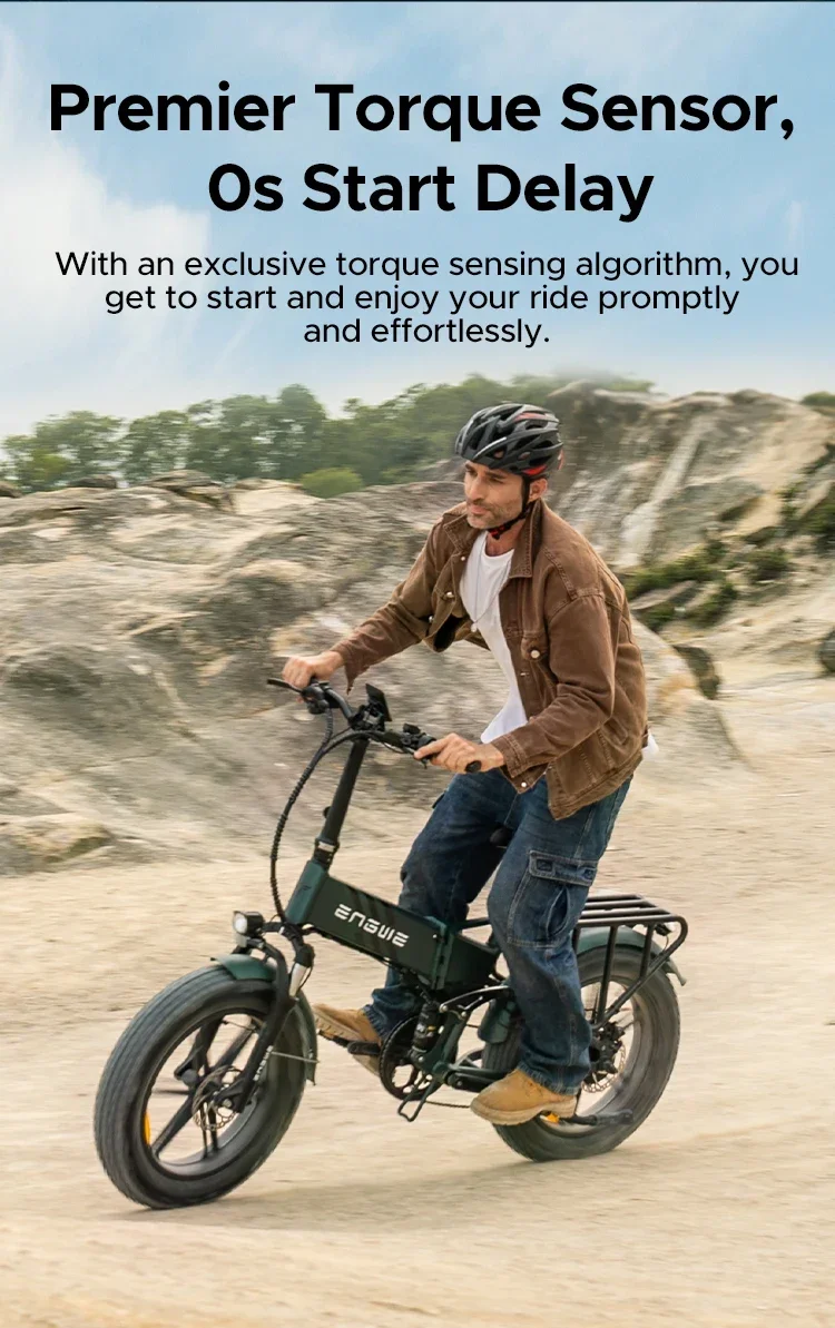 E-Bike 750W Brushless Motor 52V16AH Lithium Battery Folding Electric Bicycle 20-Inch Fat Tire All terrain Electric Bike