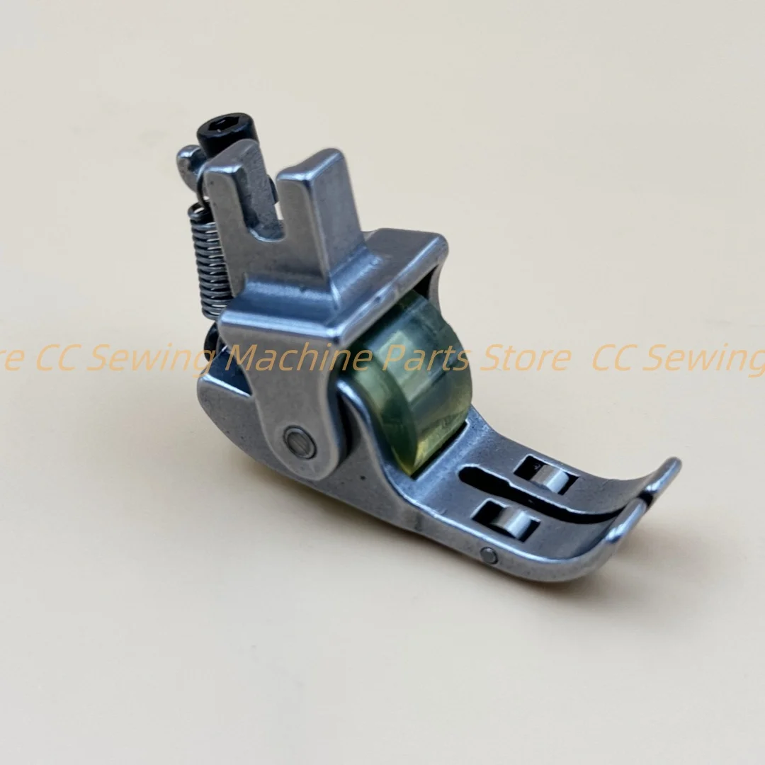 산업용 재봉틀 용 3 개의 바퀴 두꺼운 롤러 노루발 가죽 커튼 소파 용 다기능 휠 노루발