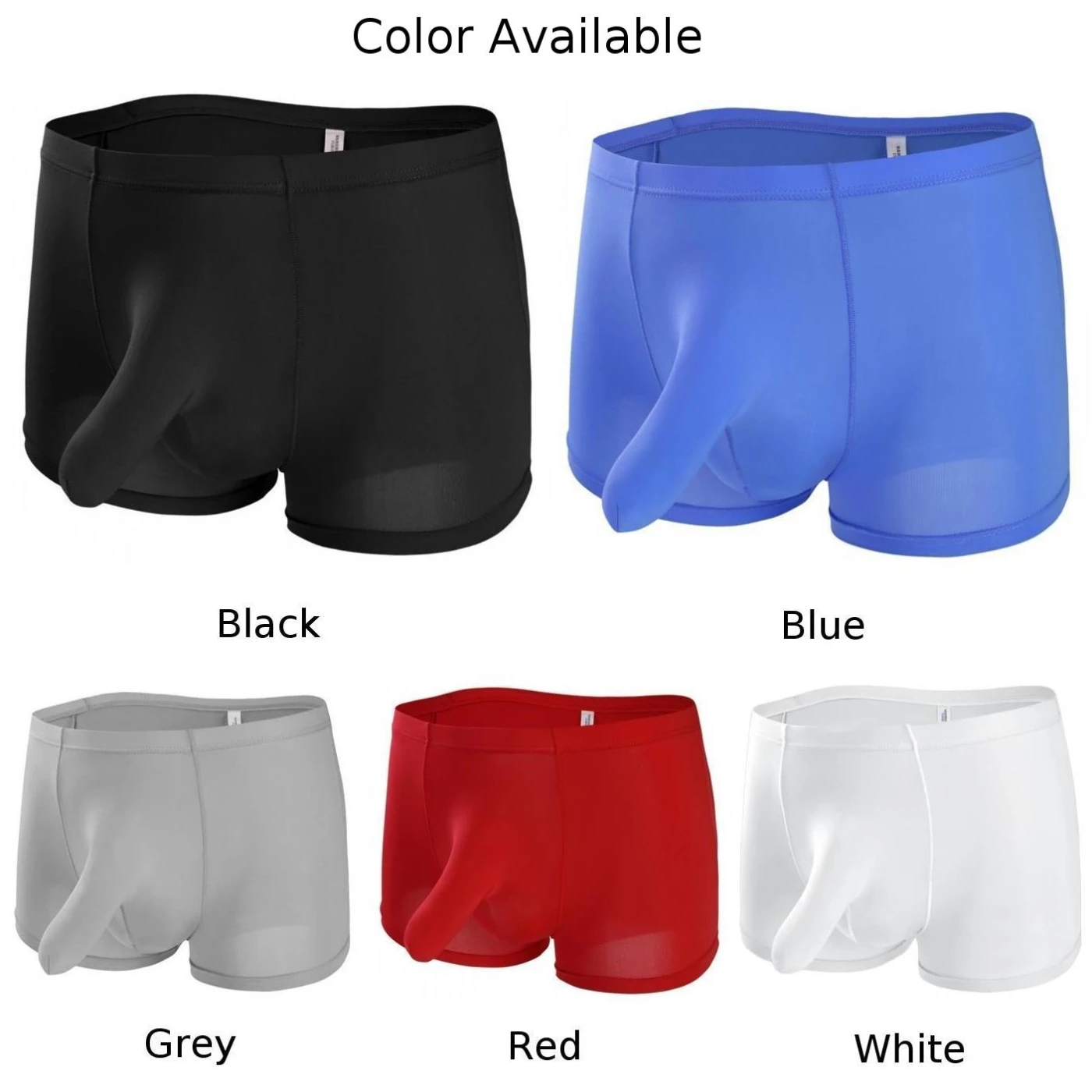 Boxershorty,Boxer Goals pour Homme,SousVêtement Sexy,Éléphant
