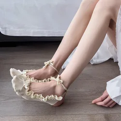 Women's Sweet Lace Bow Mid - Tube Fashion Socks - One Size (White)