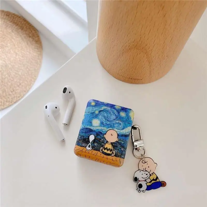 Snoopyチャーリー漫画ワイヤレスbluetoothヘッドフォン保護Airpods1/2/プロペンダントかわいいおもちゃギフト  AliExpress Mobile