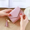 Mini Tassel Wallet Women Fashion Purse Female Short Mini Wallets Korean Students Lovely Purse Female Small Wallet for Women 1