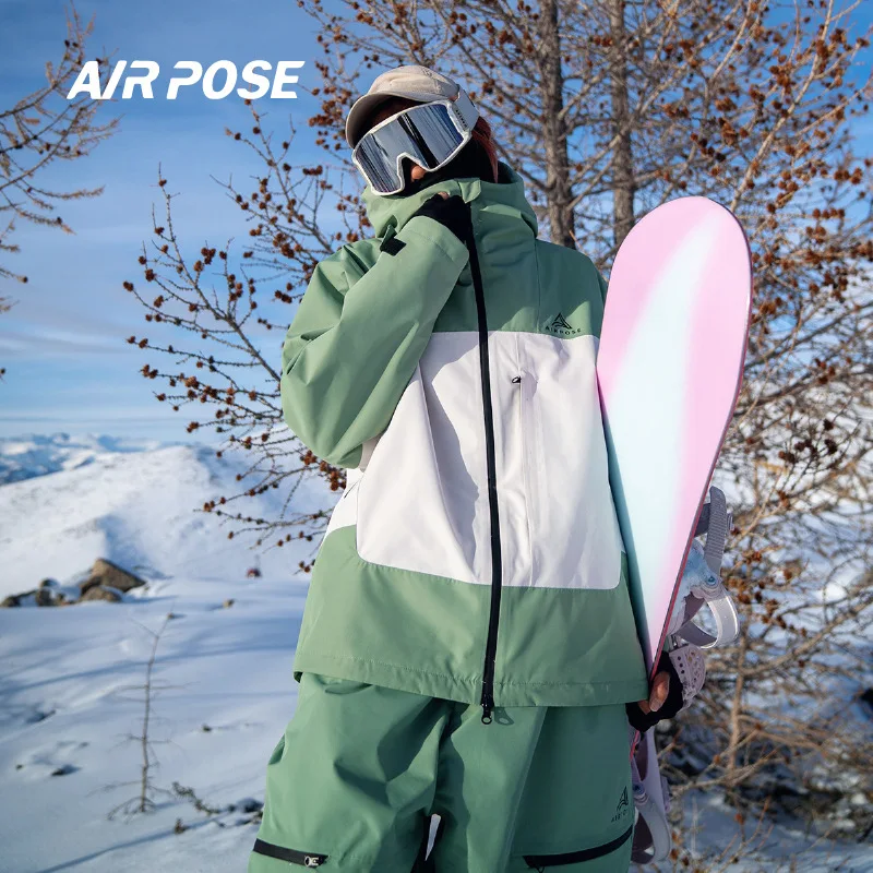 New Ski Jacket Professional 15K Waterproof Windproof Thick Warm Winter Outdoor Snow Coat Snowboarding Clothing Women Men