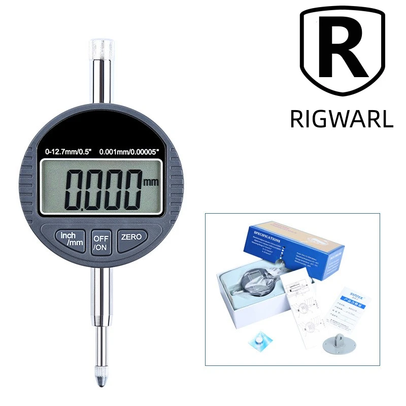 012.7mm/0.5" 025.4mm/1" Range Gauge Digital Dial indicator Precision Tool 0.01mm/0.0005" 0