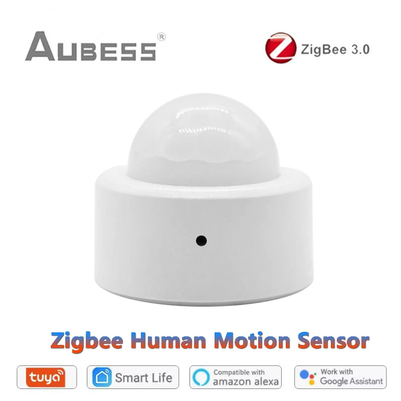 

Датчик движения Tuya Zigbee для умного дома, детектор движения PIR, управление через приложение, работает со шлюзом ZigBee